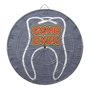 Funny Game Over Dartboard
