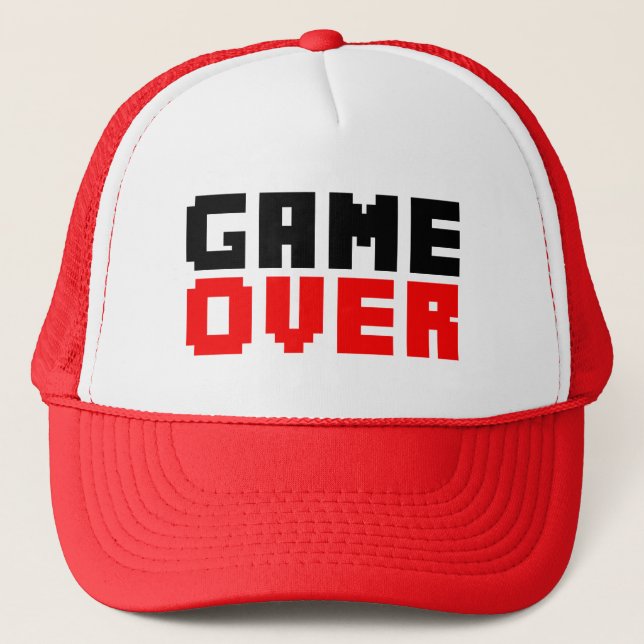 Funny Game Over Hat (Front)