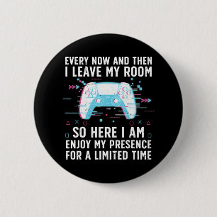 Funny Gamer Art For Men Women Gaming Gamer Video G 6 Cm Round Badge