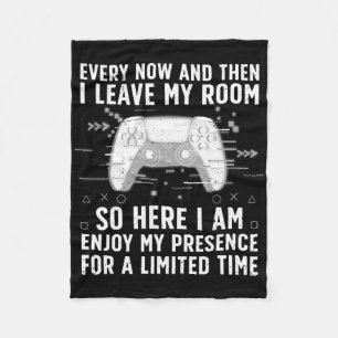 Funny Gamer Art For Men Women Gaming Gamer Video G Fleece Blanket