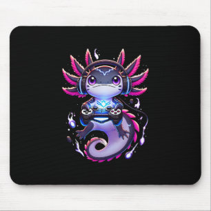 Funny Gamer Axolotl Video Games Retro Boys Girls K Mouse Pad