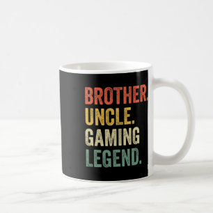 Funny Gamer Brother Uncle Gaming Legend Vintage Vi Coffee Mug