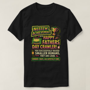 Funny Gamer Dad Achievement Unlocked Father's Day T-Shirt