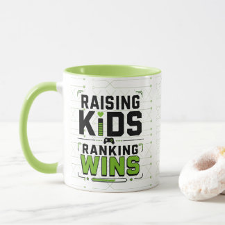 Funny Gamer Dad Mug | Raising Kids