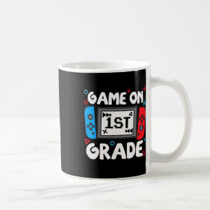 Funny Gamer Game On 1st Grade Ck To School Kids Bo Coffee Mug