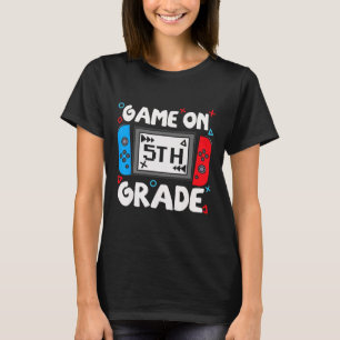 Funny Gamer Game On 5th Grade Back To School Kids T-Shirt