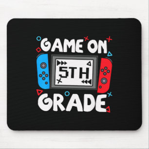 Funny Gamer Game On 5th Grade Ck To School Kids Bo Mouse Pad