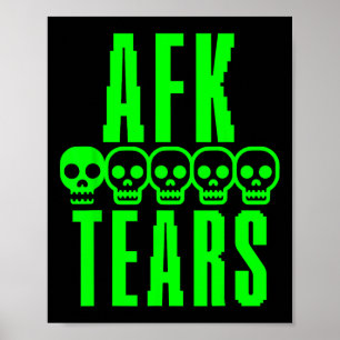 Funny Gamer Gaming Sarcasm Away From Keyboard Afk Poster
