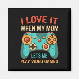 Funny Gamer Gift For Boys Console Video Game Prese Magnet