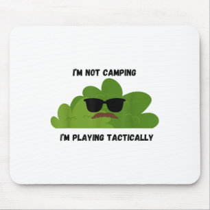 Funny Gamer Gift For Dad Not A Bush Camper Video G Mouse Pad
