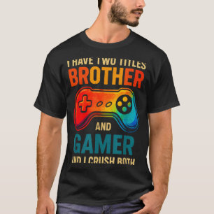 Funny Gamer Graphic Tee For Boys Teens Kids Video