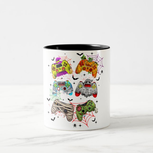 Funny Gamer Halloween  Mug (Center)