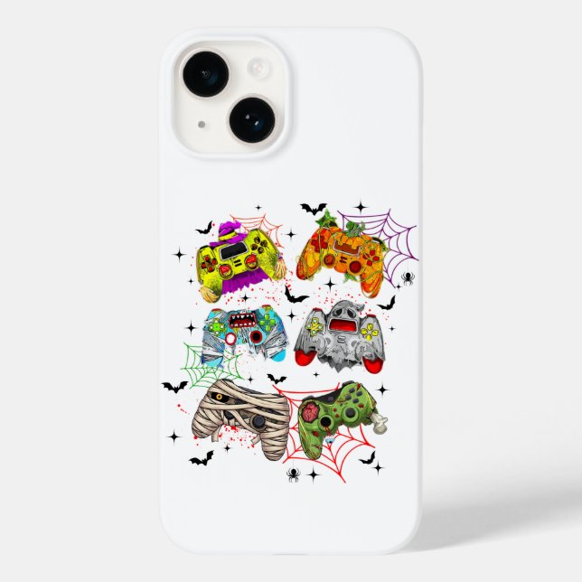 Funny Gamer Halloween phone Case-Mate iPhone 14 Ca Case (Back)
