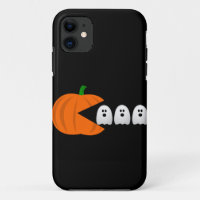funny gamer halloween pumpkin ghosts retro