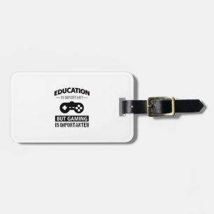 Funny Gamer Luggage Tag
