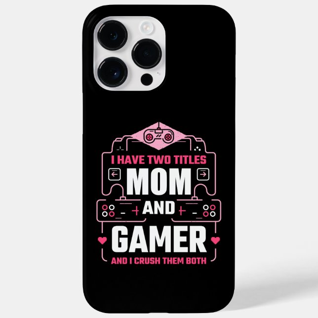 FUNNY GAMER MOM iPhone case (Back)