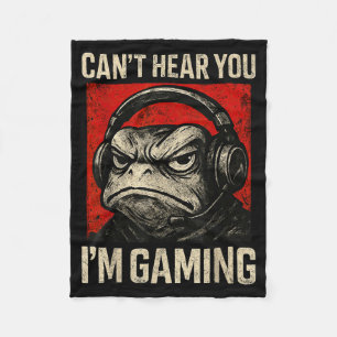 Funny Gamer Mpy Frog Art Men Women Boys Video Gami Fleece Blanket