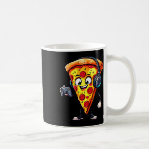 Funny Gamer Pizza Food Video Gaming Men Boys Kids  Coffee Mug