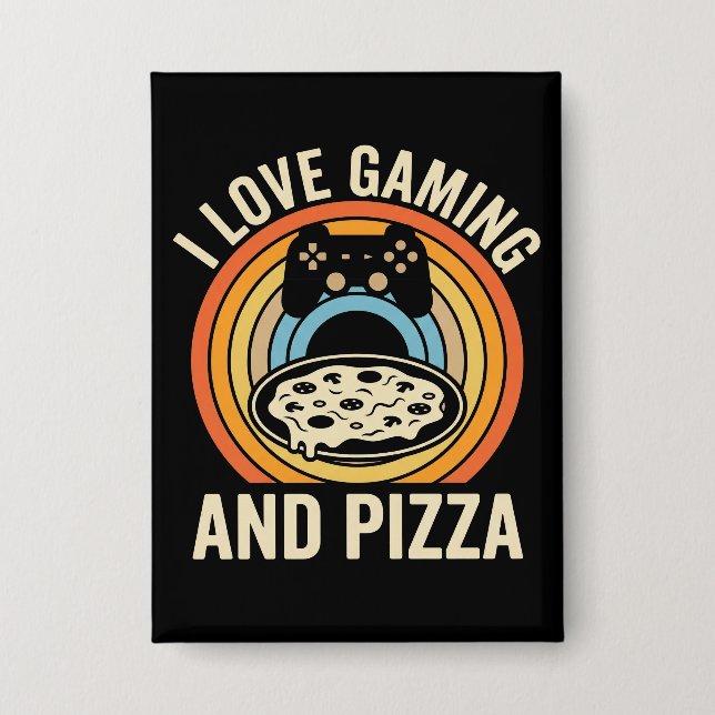 Funny Gamer Pizza Gaming Video Game Enthusiast Boy (Front)