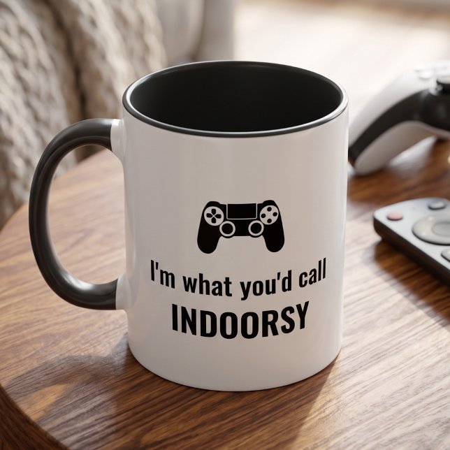 Funny Gamer Quote - Custom Text Coffee Mug (Creator Uploaded)