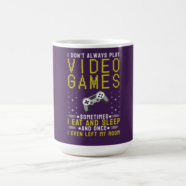 Funny Gamer Quote Retro Gaming Mug (Center)