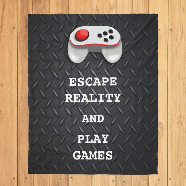 Funny Gamer Quotes Fleece Blanket (Creator Uploaded)