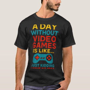 Funny Gamer Saying Graphic Tee Men Boys Teens Vide