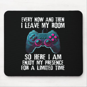 Funny Gamer Sayings For Boys Teens Video Game Gami Mouse Pad