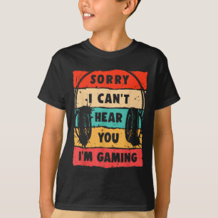 Funny Gamer Shirt For Teens Boys Men Video Gaming 