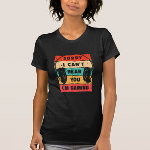 Funny Gamer Shirt for Teens Boys Men Video Gaming