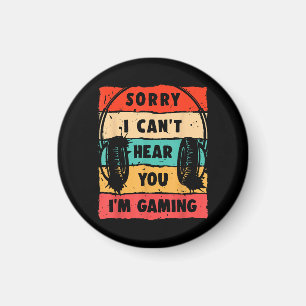 Funny Gamer Shirt for Teens Boys Men Video Gaming Magnet