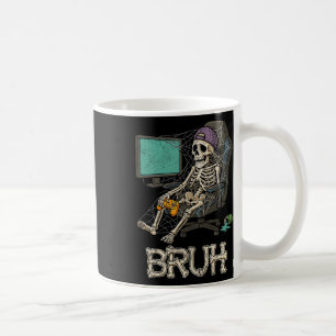 Funny Gamer Skeleton Gamer Teen Boys Video Gaming Coffee Mug