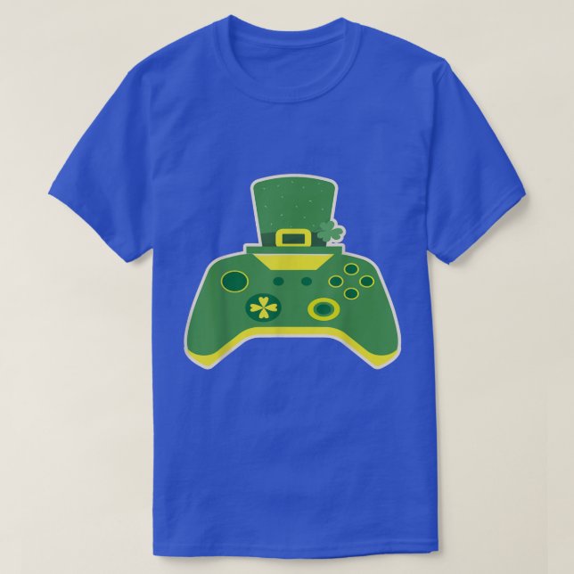 Funny Gamer St Patricks Day  for Men Boys Men Wome T-Shirt (Design Front)