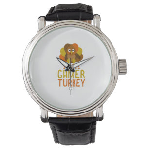 Funny Gamer Turkey Family Matching Thanksgiving  Watch