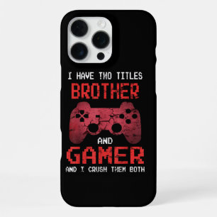 Funny Gamer Vintage Video Games For Boys Brother iPhone 16 Pro Max Case