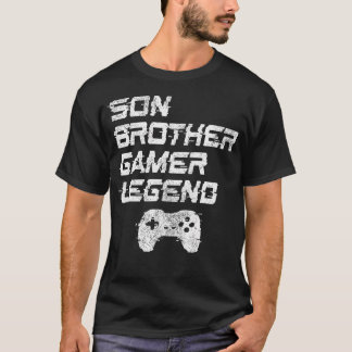 Funny Gamer Vintage Video Games For Boys Brother S T-Shirt