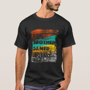 Funny Gamer Vintage Video Games For Boys Son Broth T-Shirt