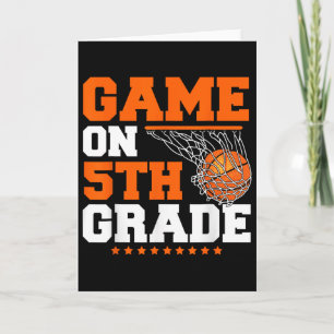 Funny Games On Fifth Grade Sketll First Day Of Sch Card