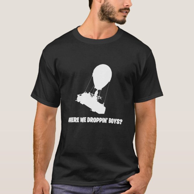 Funny gaming battle bus T Shirt (Front)