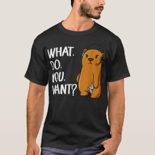 Funny Gaming Bear T-Shirt