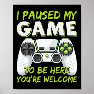 Funny Gaming Boys Girls Men Gamer Video Game 1 Poster