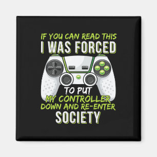 Funny Gaming Boys Girls Men Gamer Video Game 5  Magnet