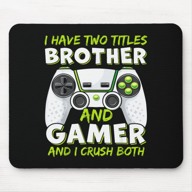 Funny Gaming Boys Girls Men Gamer Video Game  Mouse Pad (Front)