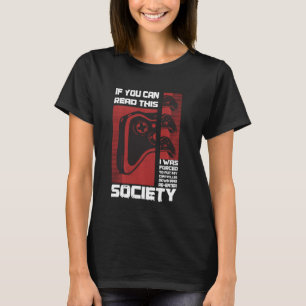 Funny Gaming Dad Gamer Controller Nerd Geek Re Ent T-Shirt