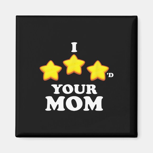 Funny Gaming I Three Starred Your Mum 1  Magnet (Front)