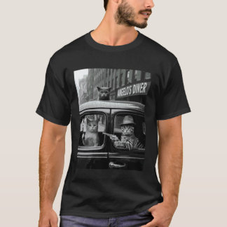 Funny Gangster Cat Saying Mafia Mobster Noir Humou T-Shirt