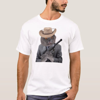 Funny gangster cat T-Shirt