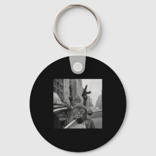 Funny Gangster Cat Thug Meme Street Lover Cats Key Ring
