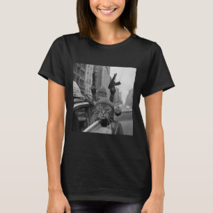Funny Gangster Cat Thug Meme Street Lover Cats T-Shirt