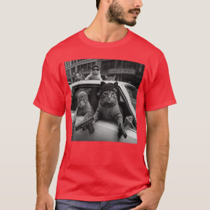 Funny Gangster Cats Men Women Lover Cat Street ee T-Shirt